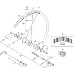 SPRE WHR501-R comp axle 141mm