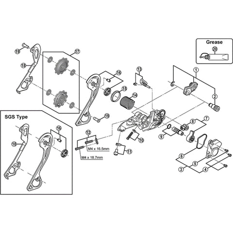 SPRE RDM950 Pulley Bolt
