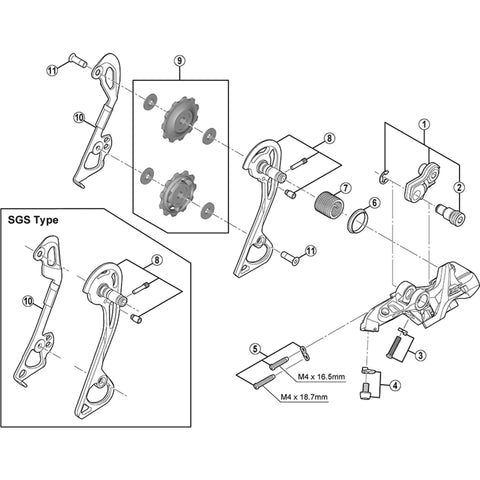 SPRE RDM772 pulley bolt