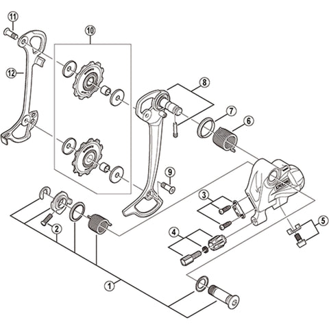 SPRE RDT661 pulley bolt