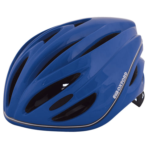 Oxford Metro-Glo Helmet Blue Large 56cm - 62cm