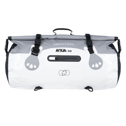 Oxford Aqua T-50 Roll Bag - Grey/White
