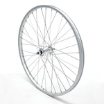 Front Wheel 20" MTB Silver Single Wall Nutted V-Brake