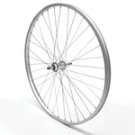 Rear Wheel 24" MTB Silver Single Wall Nutted V-Brake