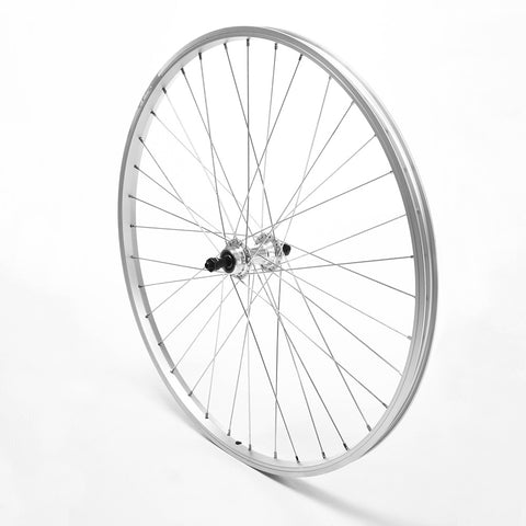 Oxford Rear Wheel 26" MTB Silver Single Wall QR V-Brake