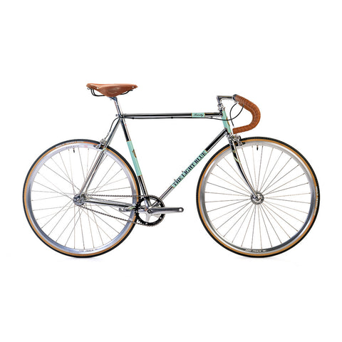 Trinity PistaA classic styled track bike or fixie based on Reynolds 531 tubed Trinity frameset.