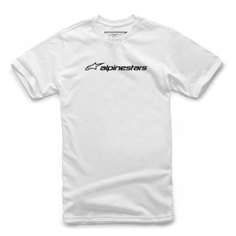Linear Tee White Black M