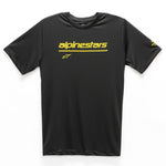 Tech Line Up Performance Tee Black L