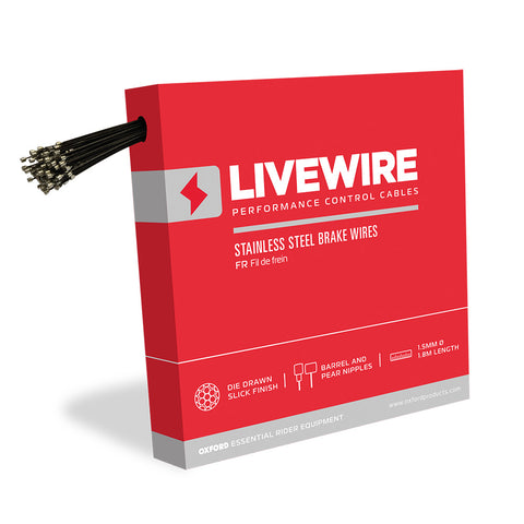 Livewire 100 x Superslic Pear Only Brake Wire 1.5mm x 1.8m