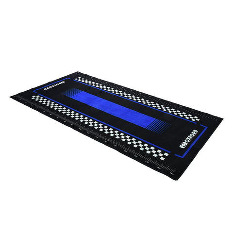Oxford Workshop Mat Pitlane Yama Blue L 200 x 100cm