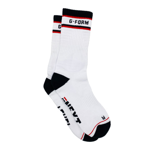 G-Form Mid-Calf Sock White/Black/Red L/XL