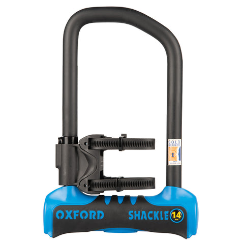 Oxford Shackle14 Pro U-Lock 260mm x 177mm BLUE