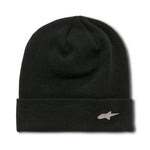 Metal Logo Cuff Beanie Black