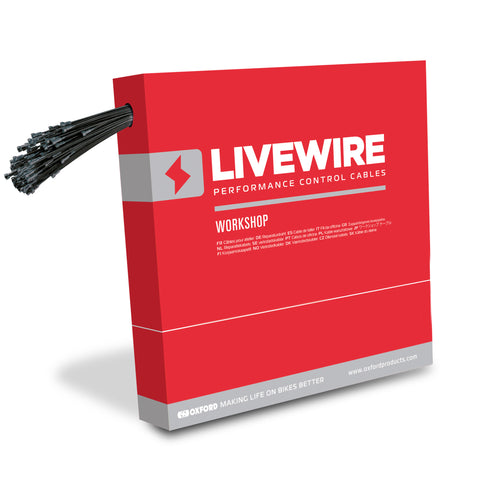 Livewire 100 x PTFE Coated Pear Brake Wire 1.5mm x 1.8m