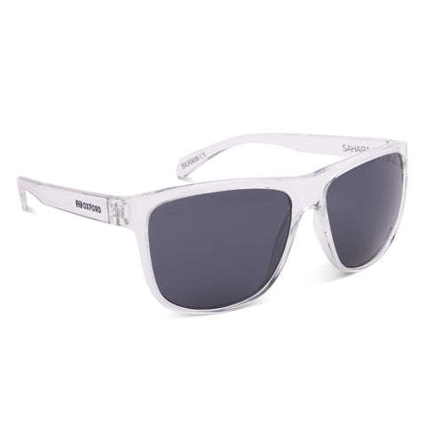 Oxford Sahara Clear Frame Smoke Lens Sunglasses