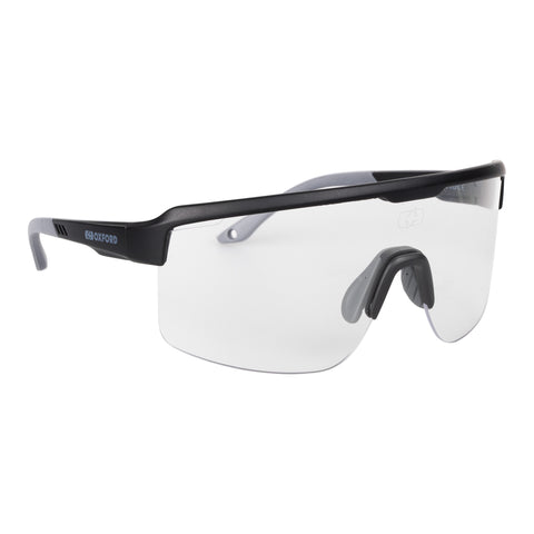 Oxford Pave Black Frame Clear Lens Glasses