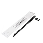 Aero Straight Pull Spokes 10 PackBlack ED Coated Aero Bladed Straight Pull Spokes 10 Pack