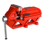 UNIOR QUICK IRONGATOR ENGINEER'S VICE WITH QUICK MOVING SYSTEM: RED 150MM