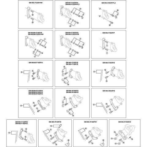 SPRE BRM595 calliper fix bolt
