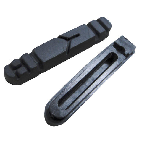 Ashima Shimano Road Brake Insert Rubber/Plastic Matrix Pads - Pro-G Compound - Carbon Rim: BLACK