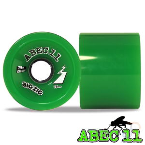 ABEC 11 - CLASSIC BIGZIGS - GREEN - 75/78A - Set 4
