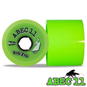 ABEC 11 - REFLEX BIGZIGS - LIME - 75/80A - Set 4