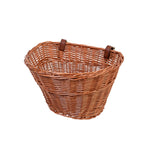 Wicker D-BasketsNatural wicker basketswith leather straps