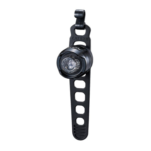 CATEYE ORB RECHARGEABLE FRONT BIKE LIGHT: POLISHED BLACK