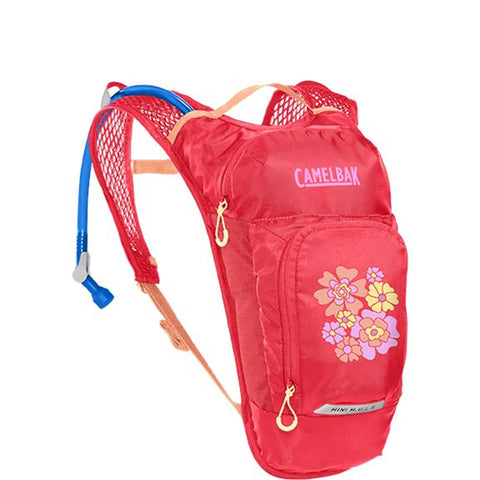 CamelBak Kids' Mini M.U.L.E. Hydration Pack 3L with 1.5L Reservoir: PINK/FLOWERS 3L