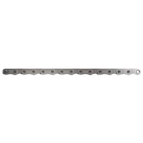 SRAM FORCE D1 12 SPEED CHAIN FLATTOP WITH POWERLOCK : SILVER 114 LINKS