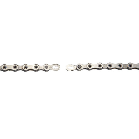 SRAM RED HOLLOW PIN 11 SPEED CHAIN SILVER 114 LINK WITH POWERLOCK: SILVER 11 SPEED