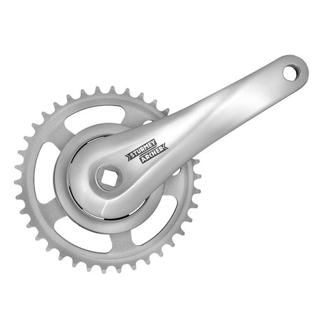 Sturmey Archer FCS603/608 SS CrankFront chainwheels with non-removable chainringsWeight - 719g (170mm)
