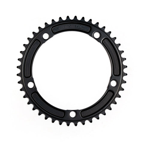 Tibia Track Chainrings1/2 x 1/8" teeth. Black, Red or Gold