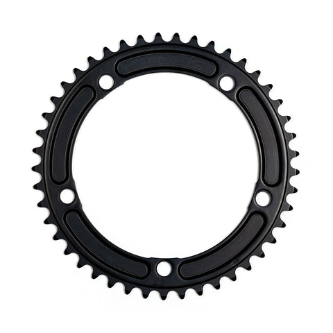 Tibia Track Chainrings1/2 x 1/8" teeth. Black, Red or Gold