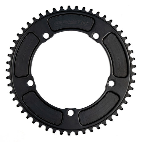 Tibia Track Chainrings1/2 x 1/8" teeth. Black, Red or Gold