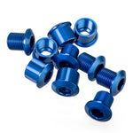 Alloy Chainring BoltsAnodised colours.(1/3 the weight of Steel.)