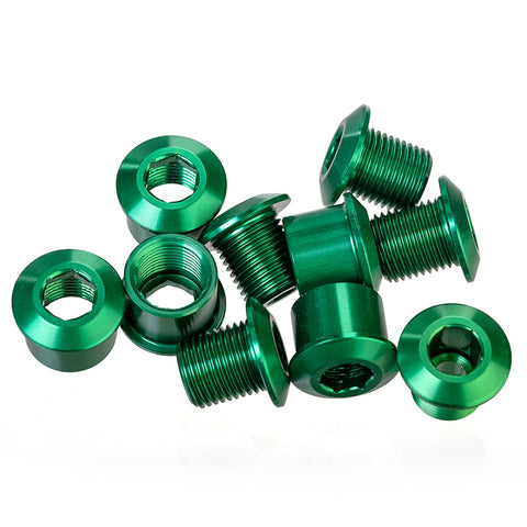 Alloy Chainring BoltsAnodised colours.(1/3 the weight of Steel.)
