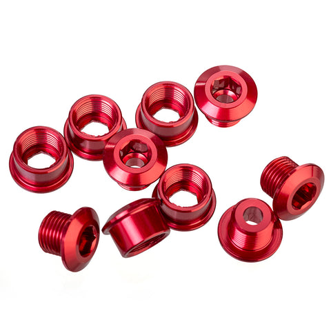 Alloy Chainring BoltsAnodised colours.(1/3 the weight of Steel.)