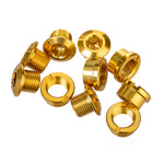Alloy Chainring BoltsAnodised colours.(1/3 the weight of Steel.)