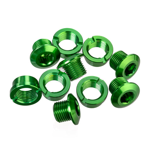 Alloy Chainring BoltsAnodised colours.(1/3 the weight of Steel.)