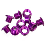Alloy Chainring BoltsAnodised colours.(1/3 the weight of Steel.)
