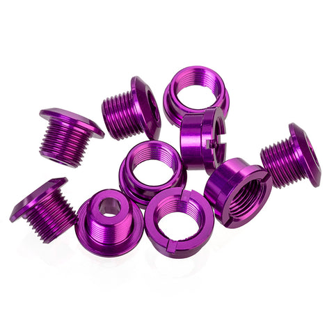 Alloy Chainring BoltsAnodised colours.(1/3 the weight of Steel.)