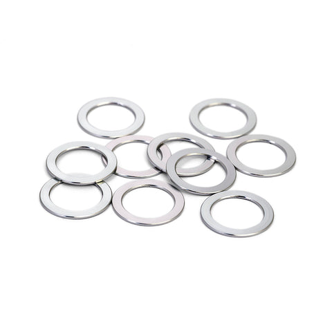 Chainring SpacersSilver 0.6, 1.2, 2.0 or 3.5mmpack of 10.