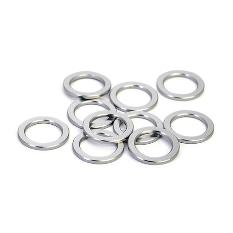 Chainring SpacersSilver 0.6, 1.2, 2.0 or 3.5mmpack of 10.