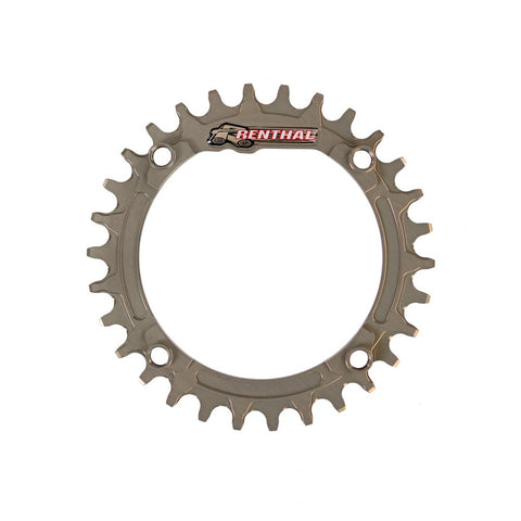 1XR 4-Arm 104BCD ChainringsAlternating 1.8 / 3.5mm width teeth.7075 T6 aluminium. Superlight. 32t, 34t, 36t & 38t.