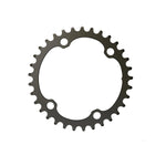 SRAM CHAIN RING ROAD 107BCD 2X12 FORCE: BLAST BLACK 12SPD 35T