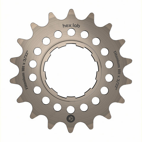 Hex Lab Single Speed Titanium Cogs