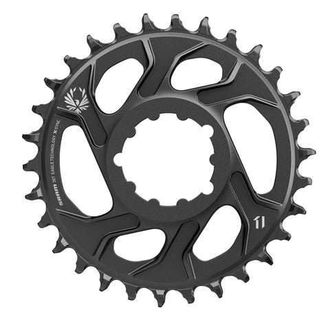 SRAM X-SYNC2 Chainring Direct Mount 6mm Offset Eagle: BLACK 12SPD 34T
