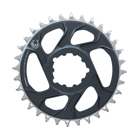 SRAM X-SYNC2 Chainring Direct Mount 6mm Offset Eagle: LUNAR/POLAR GREY 36T