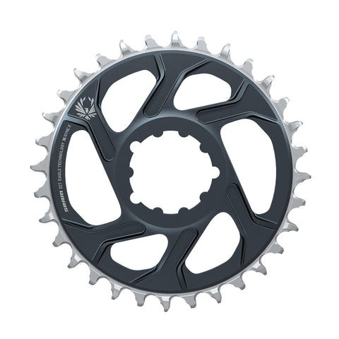 SRAM X-SYNC2 CHAINRING DIRECT MOUNT 6MM OFFSET EAGLE: LUNAR/POLAR GREY 30T